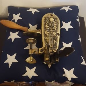 Vintage Brass Wine Opener